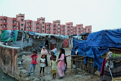 Islamnagar slum in Ranchi, Jharkhand